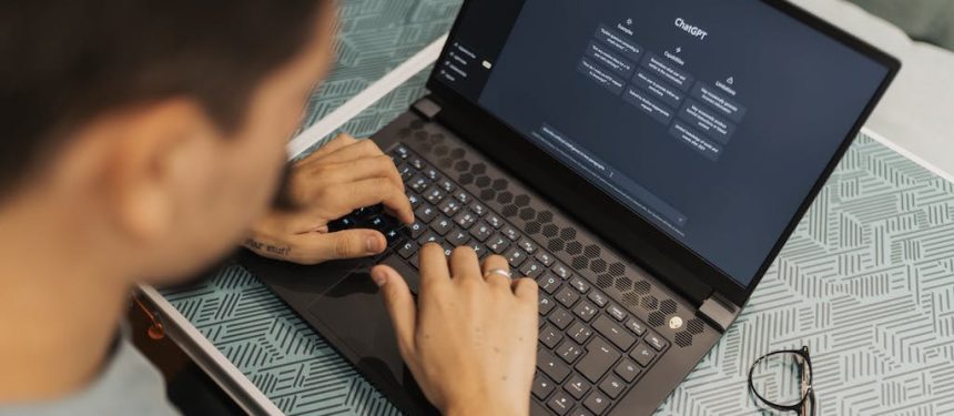 Man on laptop